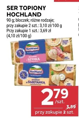 Ser topiony Hochland w bloczkach promocja w Stokrotka
