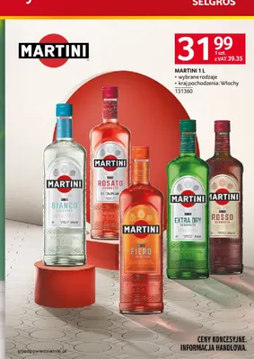 Wermut Martini Fiero promocja w Selgros