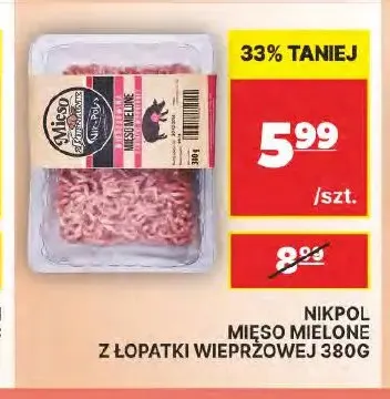 Mięso mielone z łopatki wieprzowej Nikpol promocja w API Market