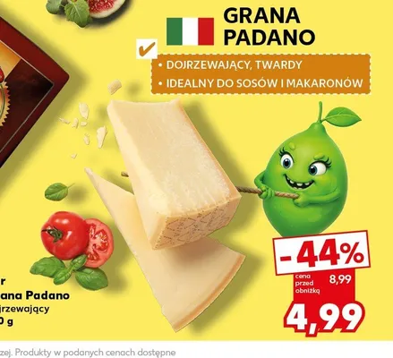 Ser Grana Padano dojrzewający promocja w Kaufland