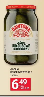 Ogórki konserwowe Dawtona promocja w Selgros