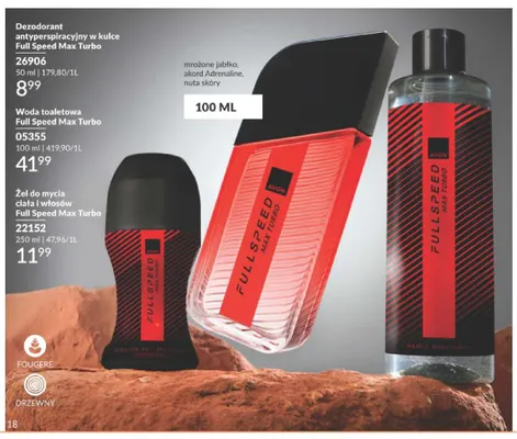 Żel do mycia ciała i włosów Avon Full Speed Max Turbo promocja w AVON