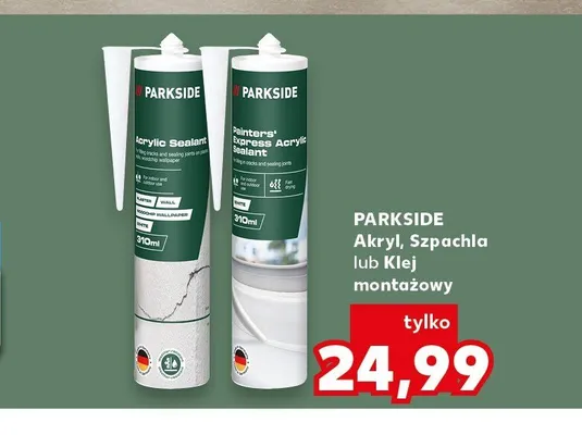 Klej montażowy Parkside promocja w Kaufland