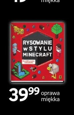 Książka Rysowanie w stylu Minecraft Wydawnictwo RM promocja w Empik