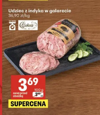 Udziec z indyka w galarecie Łukosz promocja w Delikatesy Centrum