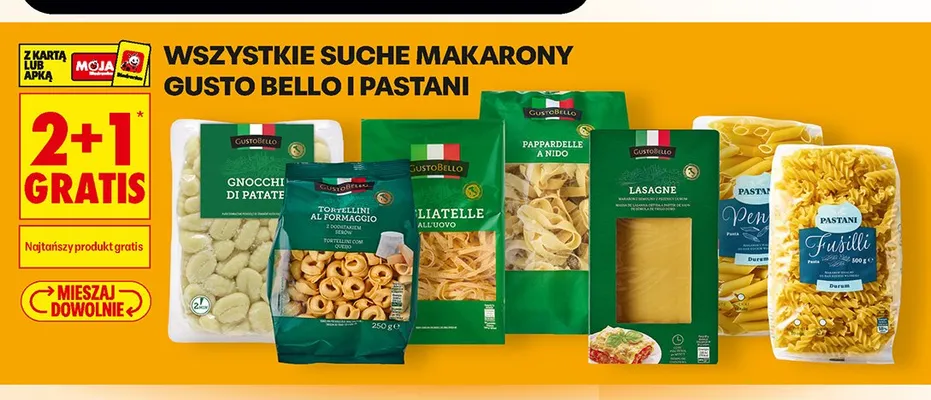 Tortellini al formaggio Gusto Bello promocja w Biedronka