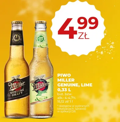 Piwo promocja w Duży Ben