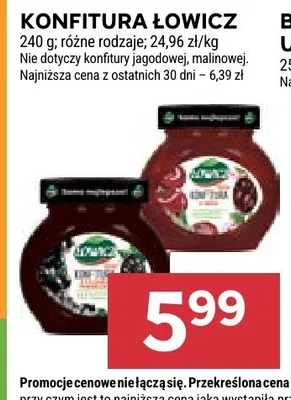 Konfitura Łowicz promocja w Stokrotka