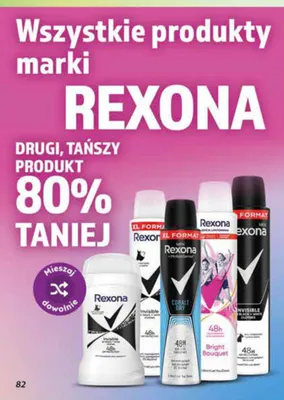 Kosmetyki Rexona promocja w Dino