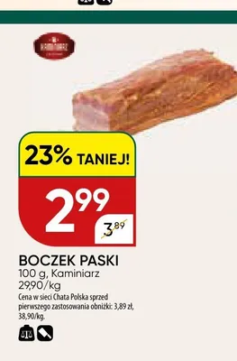 Boczek paski Kaminiarz promocja w Chata Polska