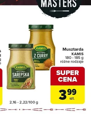 Musztarda z curry Kamis promocja w Carrefour Market