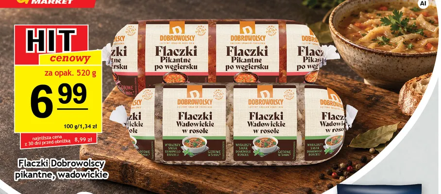 Flaczki Dobrowolscy pikantne promocja w Gram Market