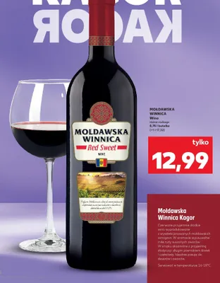 Wino Red Sweet różne rodzaje promocja w Kaufland