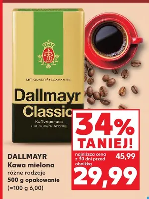 Kawa mielona Dallmayr promocja w Kaufland