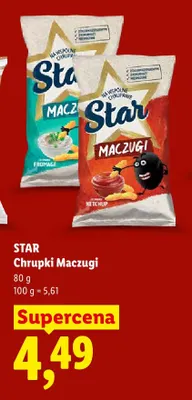 Chrupki Star Maczugi Ketchup promocja w Lidl