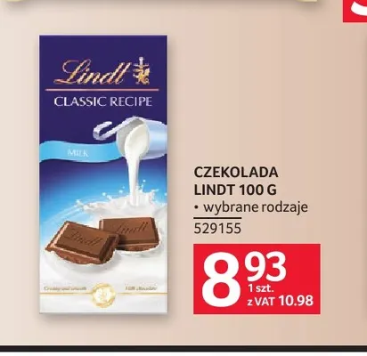 Czekolada Lindt promocja w Selgros