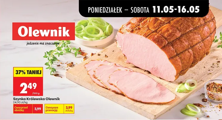 Szynka Królewska Olewnik promocja w Biedronka
