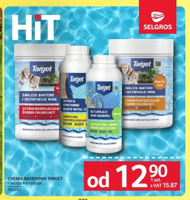 Chemia basenowa Target promocja w Selgros