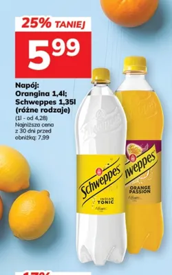 Napój gazowany Schweppes Indian Tonic promocja w Hitpol