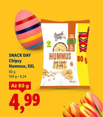Chipsy Hummus, XXL promocja w Lidl