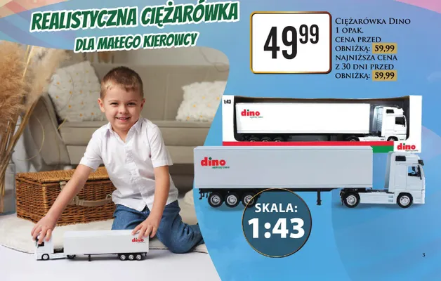 Ciężarówka promocja w Dino