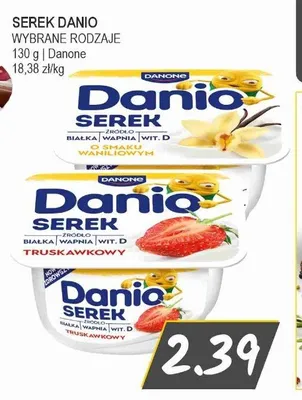Serek Danio truskawkowy promocja w Słoneczko