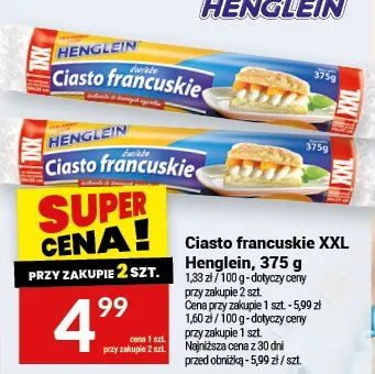 Ciasto francuskie XXL promocja w Twój Market