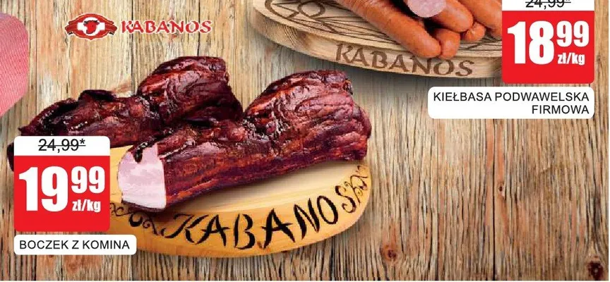Boczek z komina Kabanos promocja w Bingo