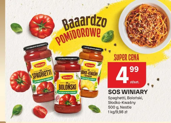 Sos Winiary promocja w Chorten