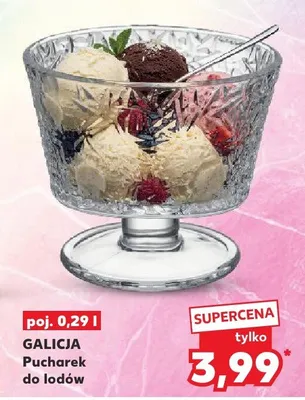 Pucharek do lodów promocja w Kaufland