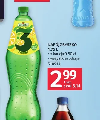 Napój Zbyszko 3 Cytryny promocja w Selgros