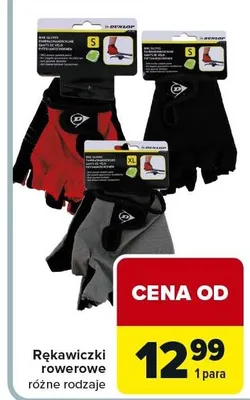 Rękawiczki rowerowe różne rodzaje promocja w Carrefour