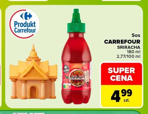 Sos sriracha Carrefour promocja w Carrefour