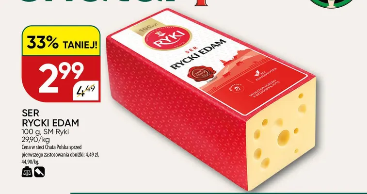 Ser Rycki Edam SM Ryki promocja w Chata Polska