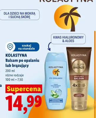 Balsam po opalaniu Kolastyna promocja w Lidl