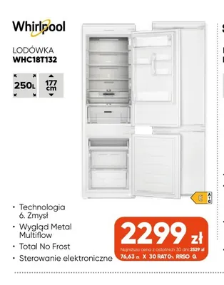 Lodówka WHC18T132 Whirlpool promocja w Max Elektro