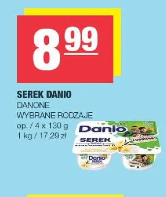 Serek Danio Danone 4-pak promocja w SPAR