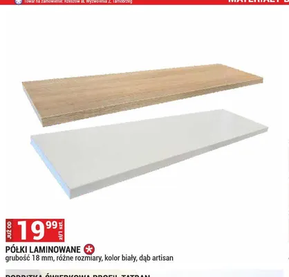 Półki laminowane promocja w Merkury Market