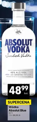 Wódka Absolut Blue promocja w Delikatesy Centrum