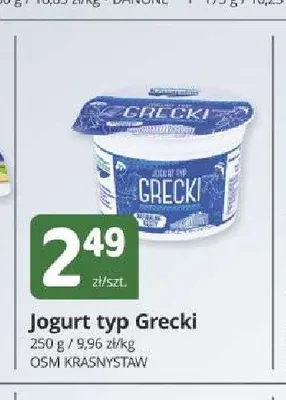 Jogurt typ Grecki Krasnystaw promocja w Marketvita