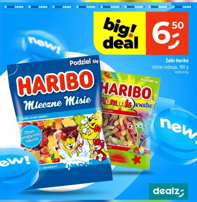 Żelki Haribo Wummis Kwaśne promocja w Dealz