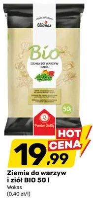 Ziemia do warzyw i ziół BIO Wokas 50l promocja w Bricomarche