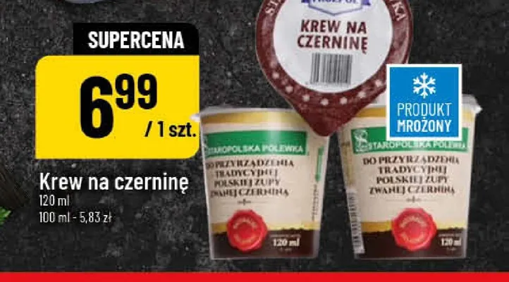 Krew na czerninę FROZPOL promocja w POLOmarket