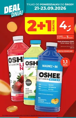 Napój witaminowy Oshee Cactus-Mint promocja w Dealz