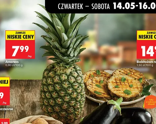 Ananas promocja w Biedronka