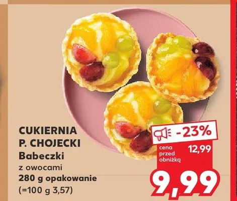 Babeczki z owocami Cukiernia P. Chojecki promocja w Kaufland