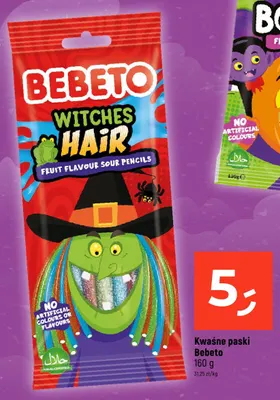 Kwaśne paski Bebeto promocja w Dealz