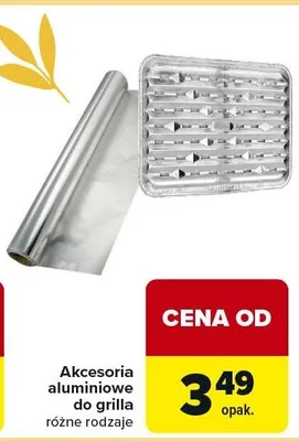 Akcesoria aluminiowe do grilla różne rodzaje promocja w Carrefour