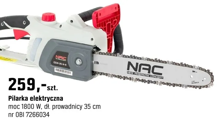 Pilarka elektryczna promocja w OBI