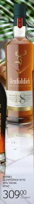 Whisky Glenfiddich 18 YO 40% promocja w Selgros